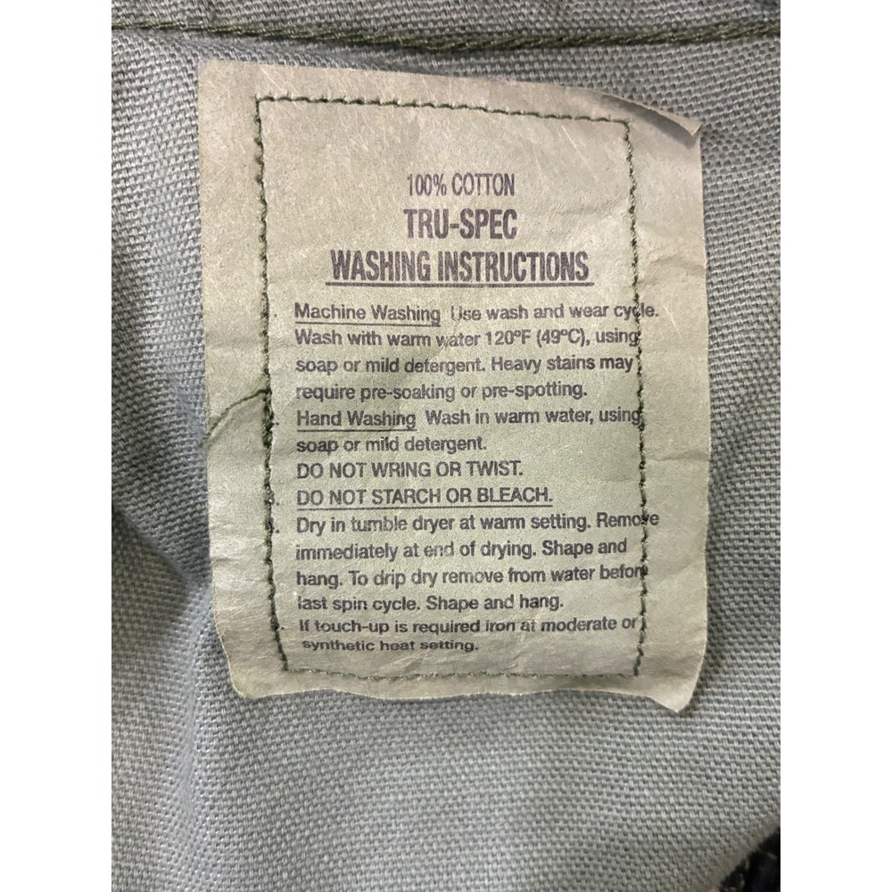 Sold. Tru-Spec Mens Woodland Camo Cargo Pants 100% Cotton Ripstop - Picture 5 of 11